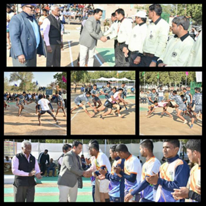 Hon'ble Chairman Shri B S Rathore witnesed All India Inter University 
